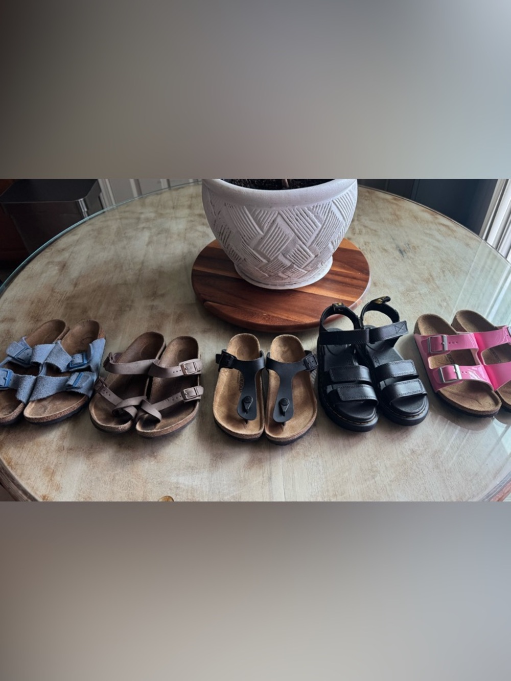 Birkenstock Black T-Strap Kids Sandals